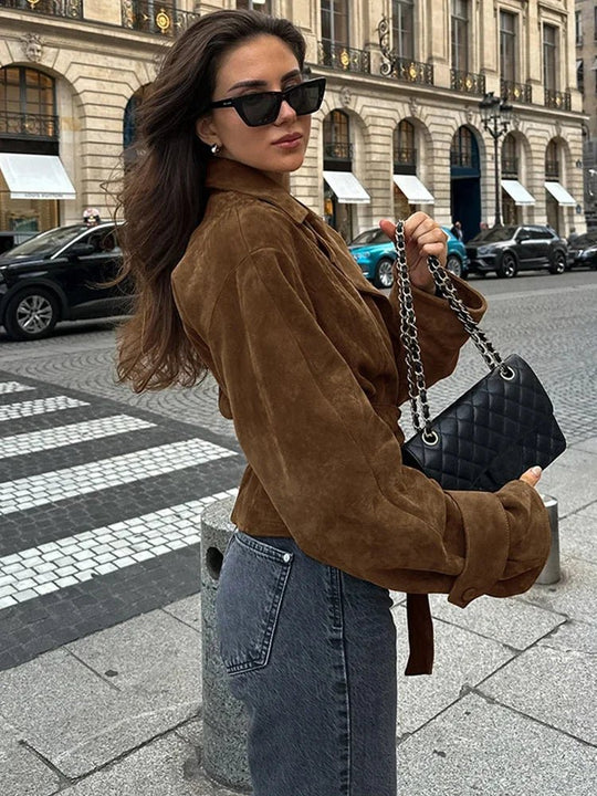 EB | Retro Wildlederjacke
