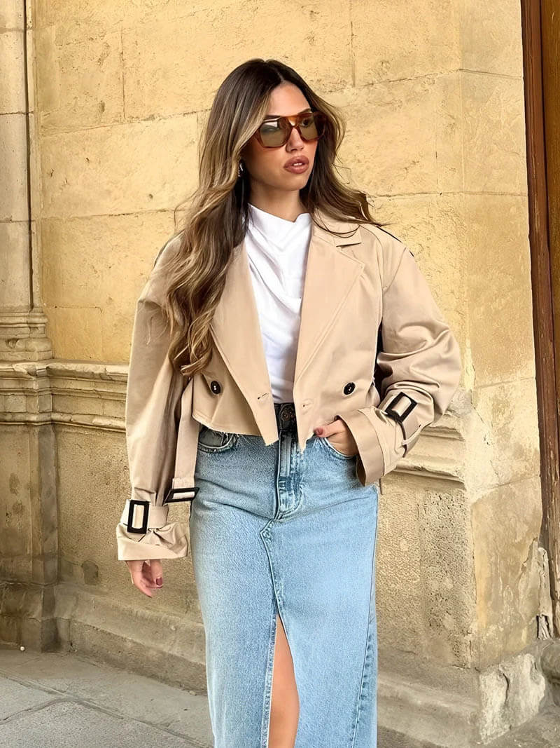 EB | Gekürzter Trenchcoat