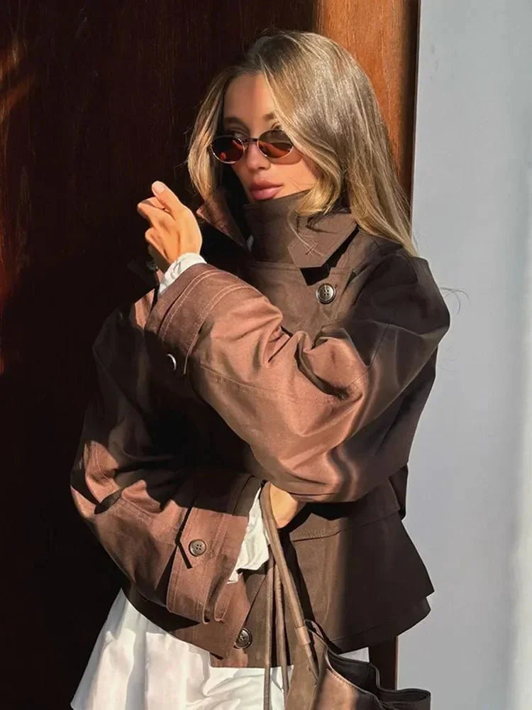 EB | Cropped Trenchcoat