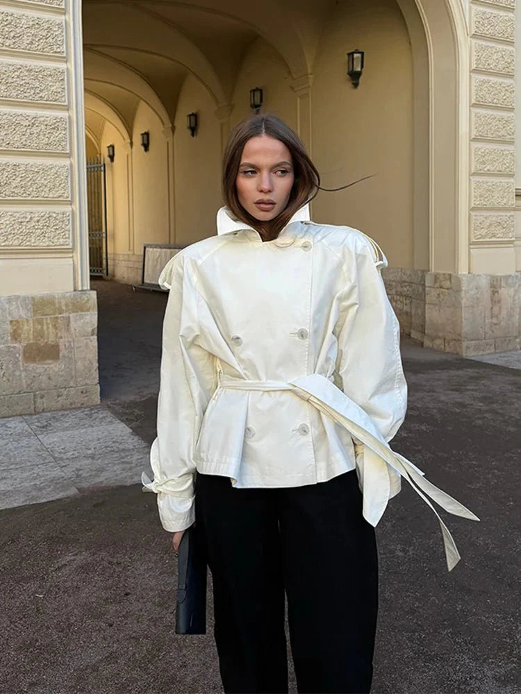 EB | Stehkragen Trenchcoat