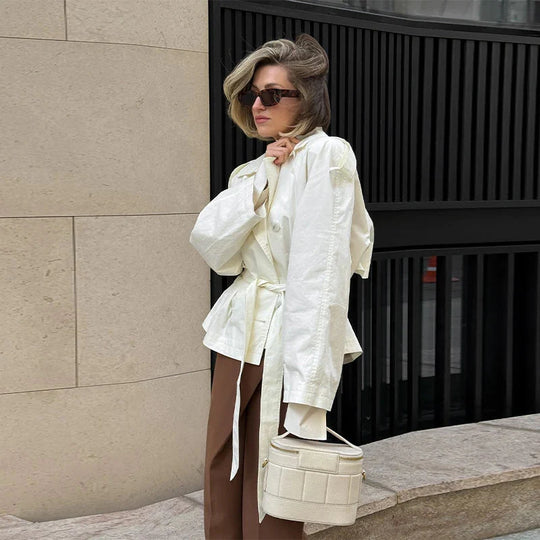 EB | Stehkragen Trenchcoat