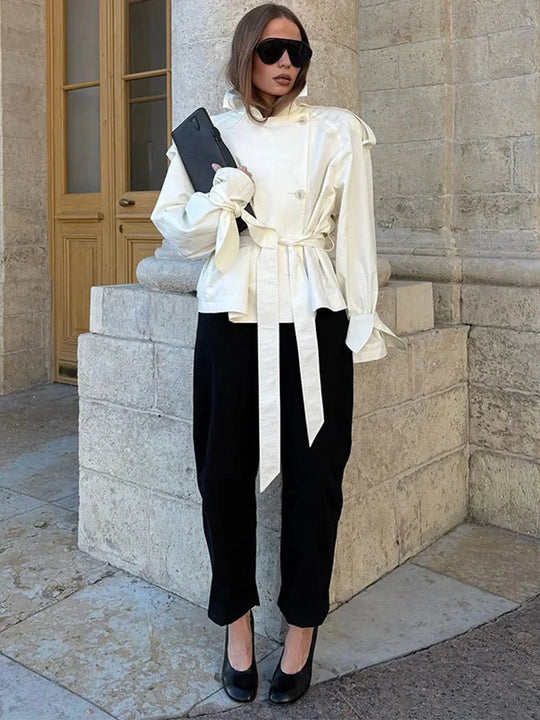 EB | Stehkragen Trenchcoat