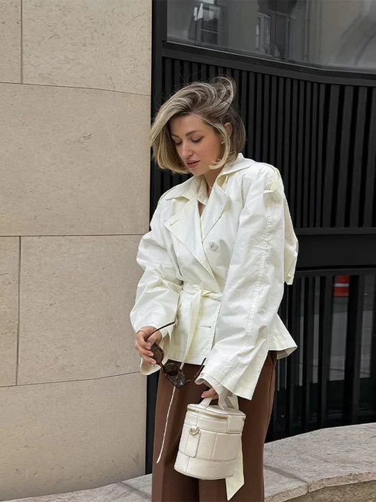 EB | Stehkragen Trenchcoat
