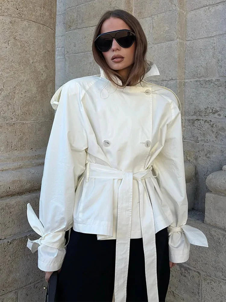 EB | Stehkragen Trenchcoat