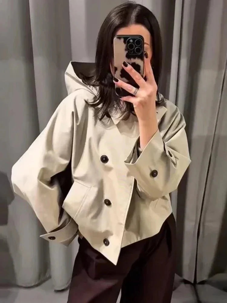 EB | Kapuzen-Trenchcoat