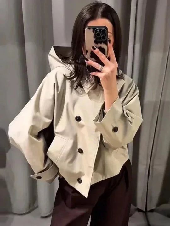 EB | Kapuzen-Trenchcoat