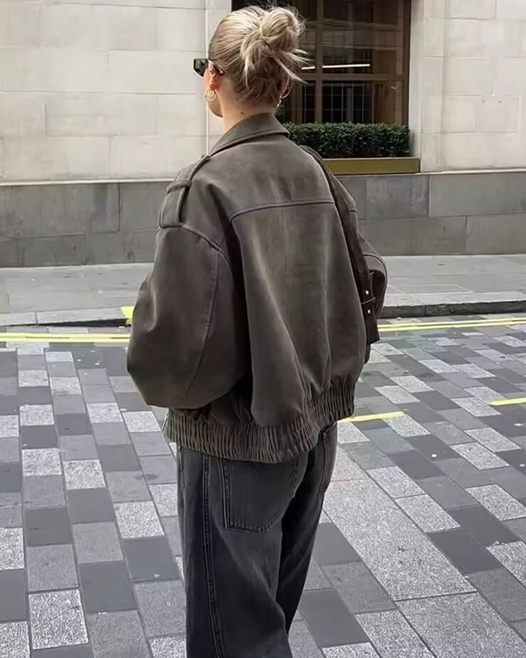 EB | Suede-Pilotjacke