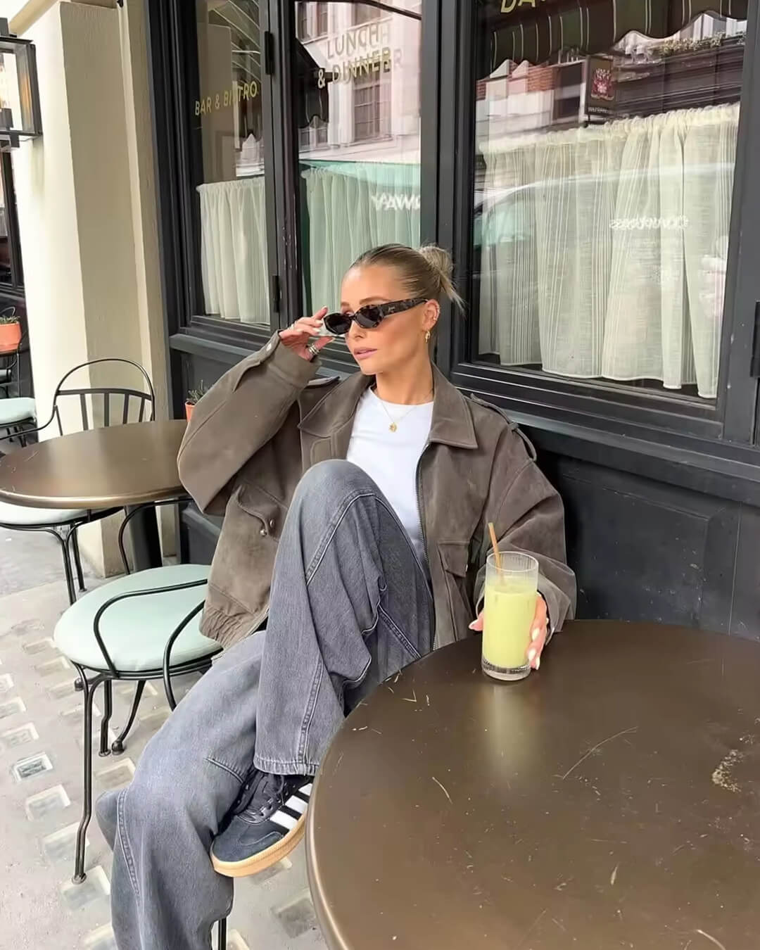 EB | Suede-Pilotjacke