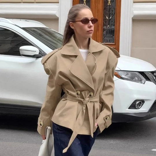 EB | Crop Trenchcoat