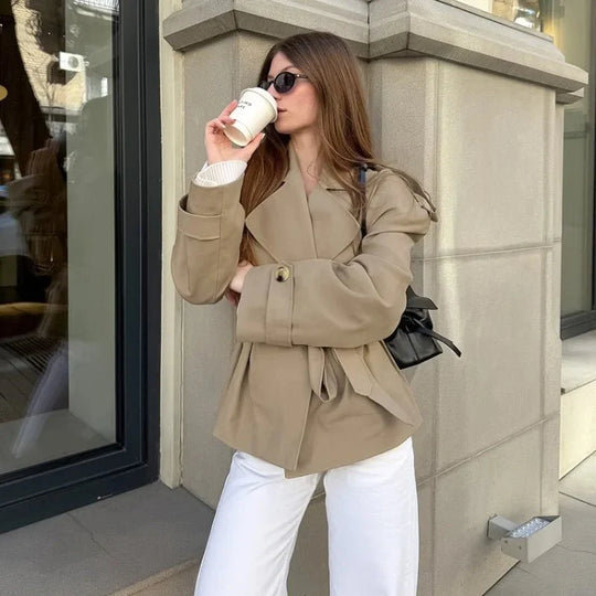 EB | Crop Trenchcoat
