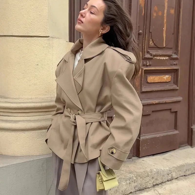 EB | Crop Trenchcoat