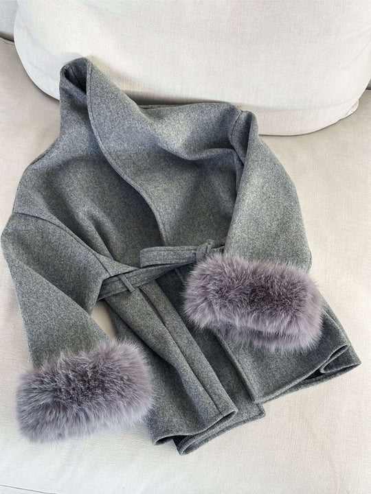 EB | Faux Fur Mantel