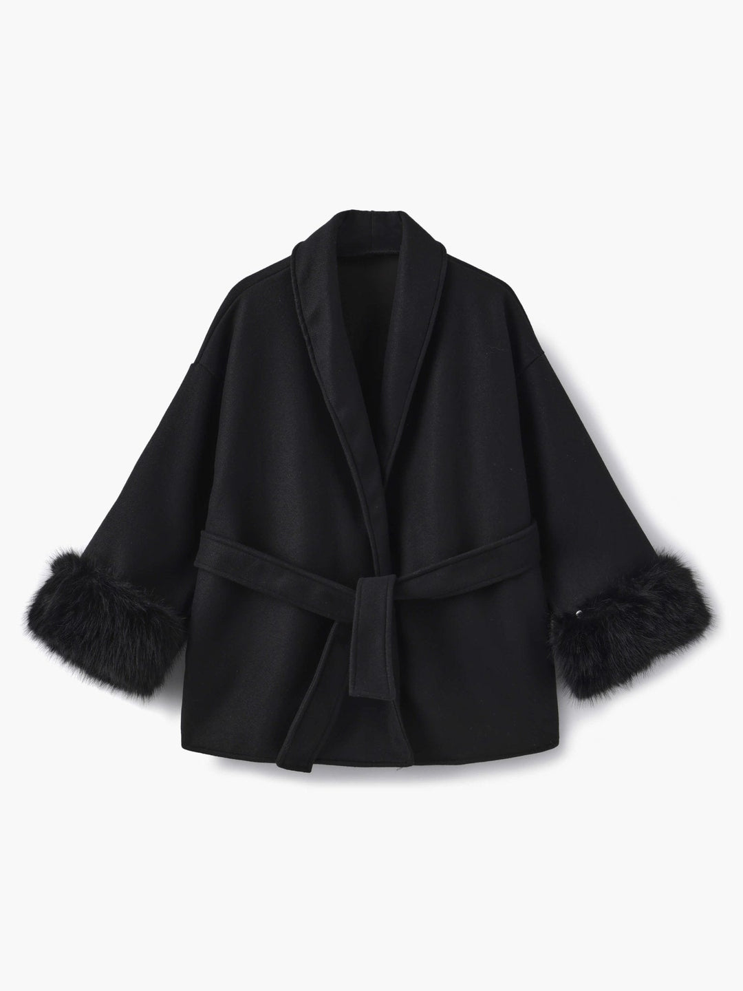 EB | Faux Fur Mantel