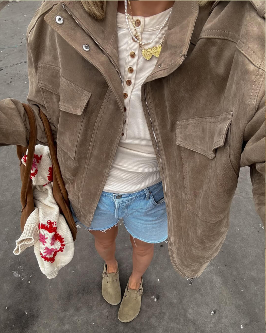 EB | Wildleder Motorradjacke