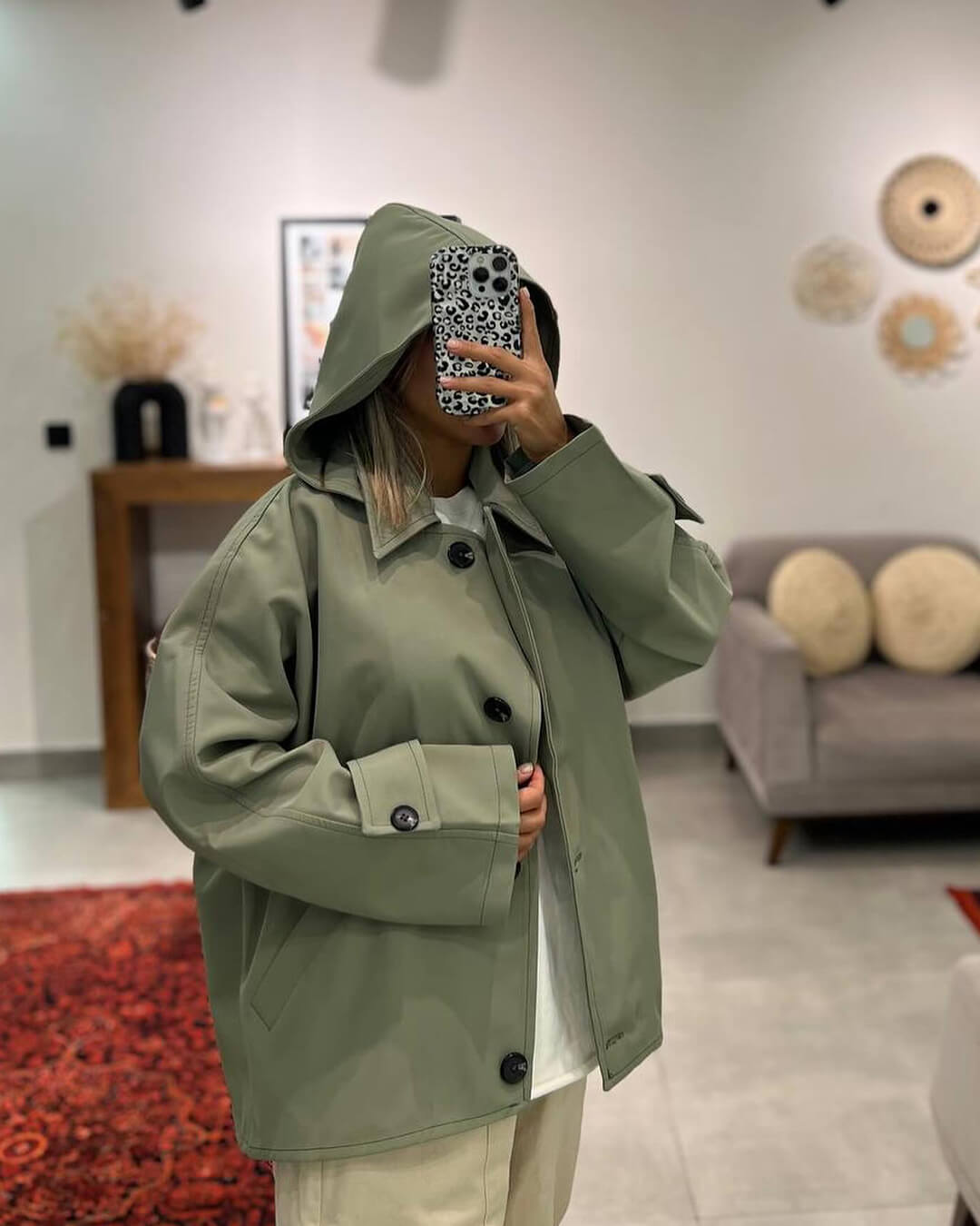 EB | Kapuzen-Windbreaker-Jacke