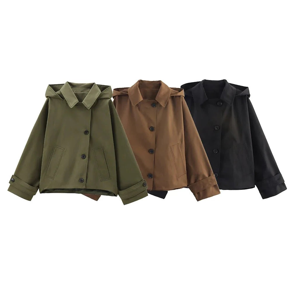EB | Kapuzen-Windbreaker-Jacke