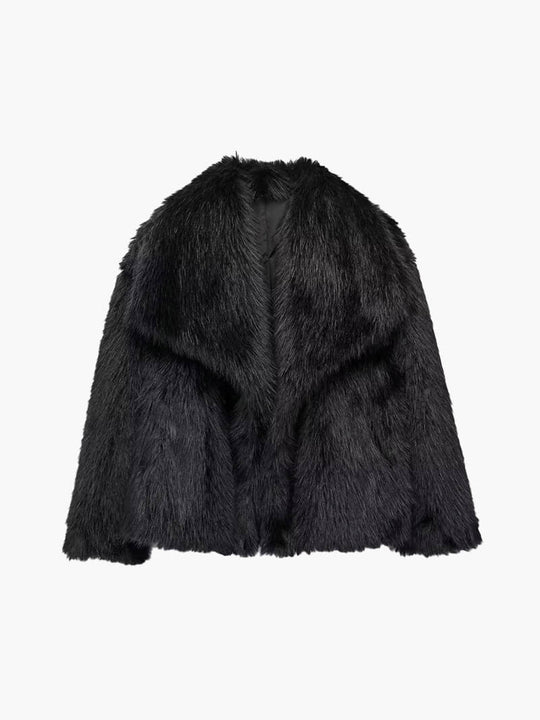 EB | Faux Fur Mantel