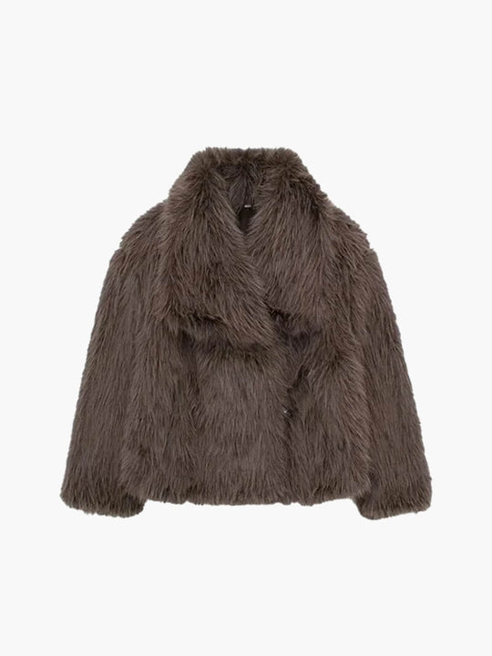 EB | Faux Fur Mantel