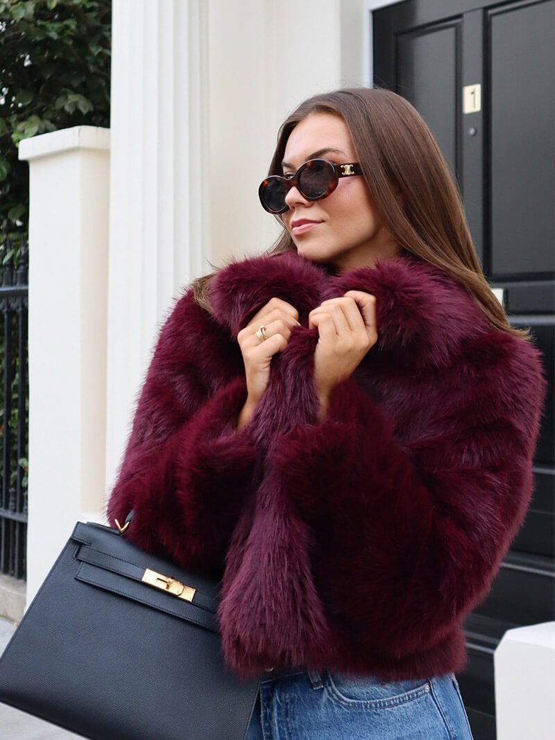 EB | Faux Fur Mantel