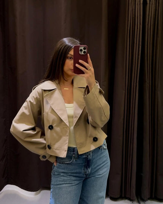 EB | Cropped Trenchcoat