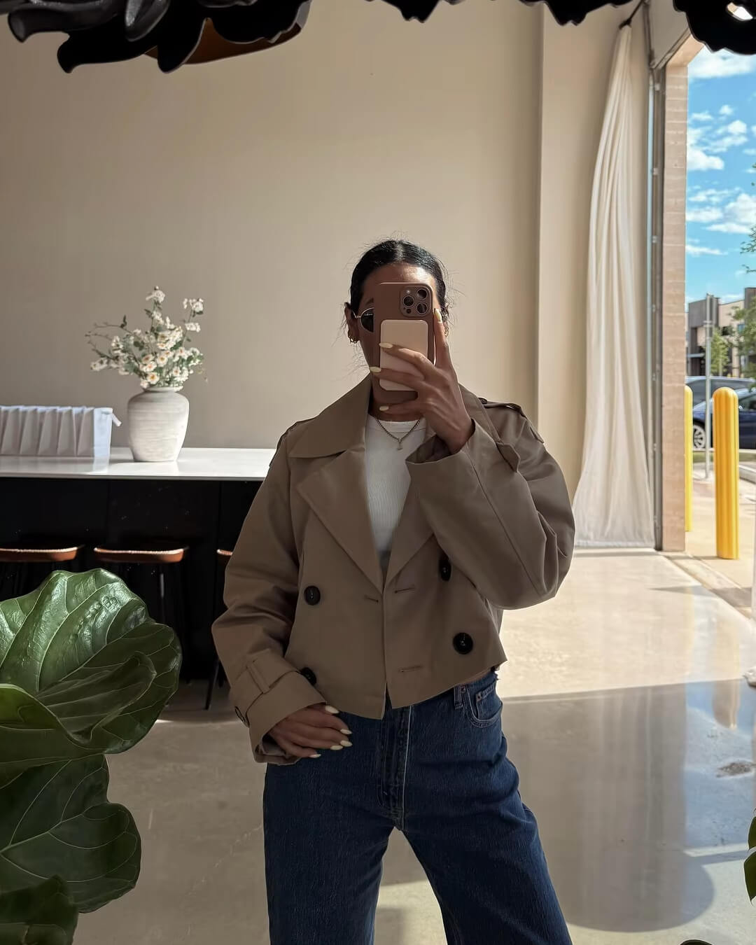 EB | Cropped Trenchcoat