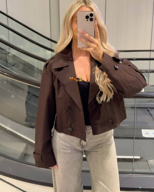 EB | Cropped Trenchcoat