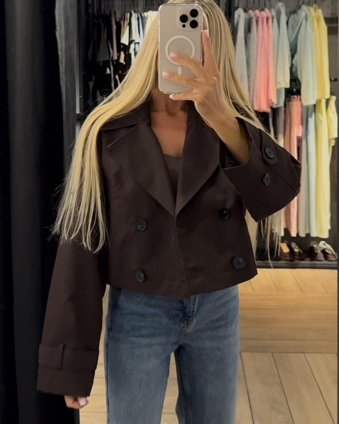 EB | Cropped Trenchcoat