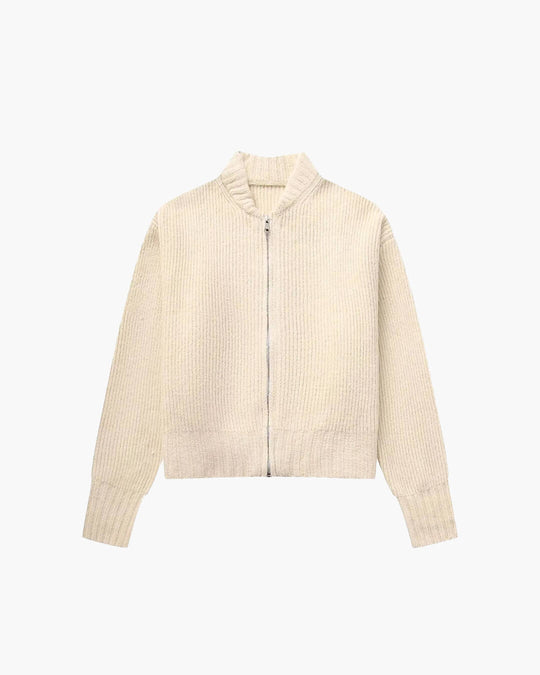 EB | Cardigan Vintage Strickjacke mit Reißverschluss