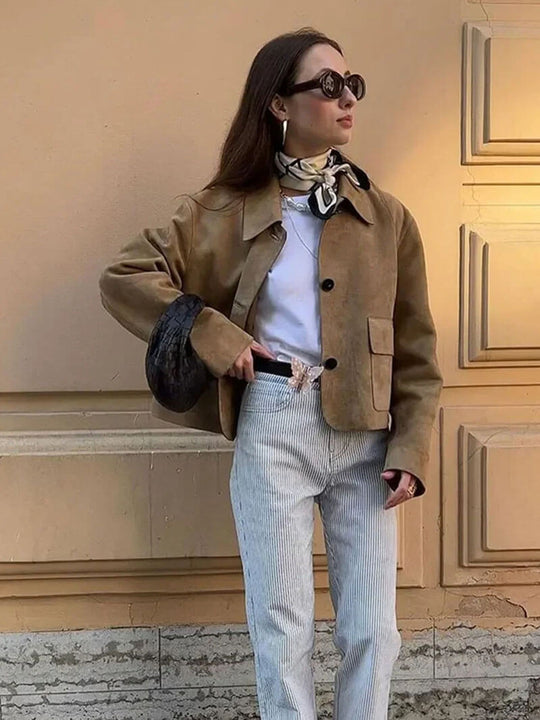 EB | Faux Suede Jacke