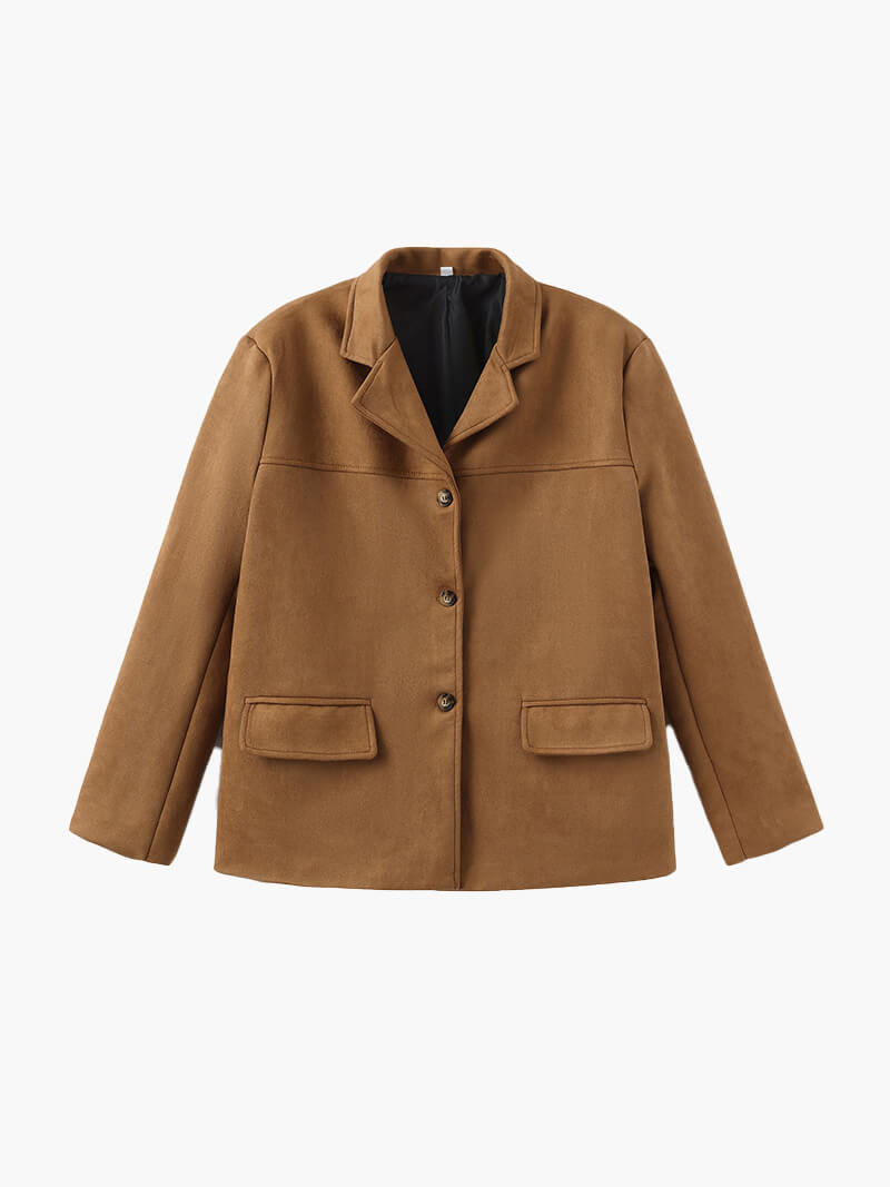 EB | Faux-Suede-Blazer