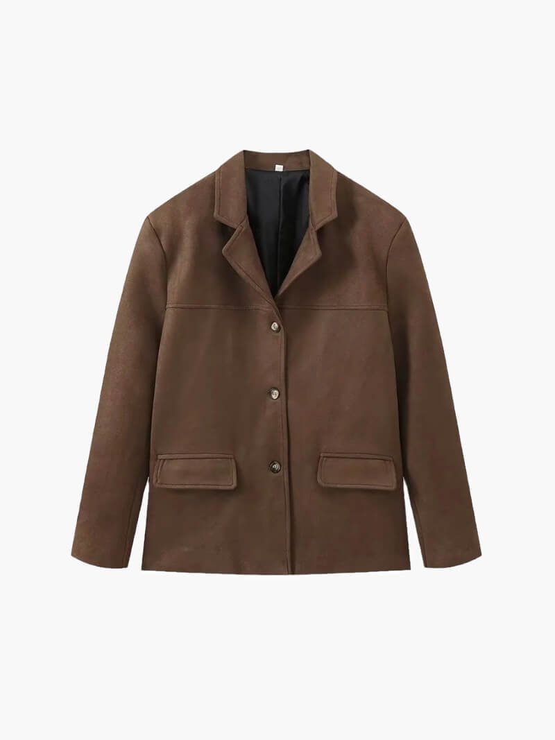 EB | Faux-Suede-Blazer