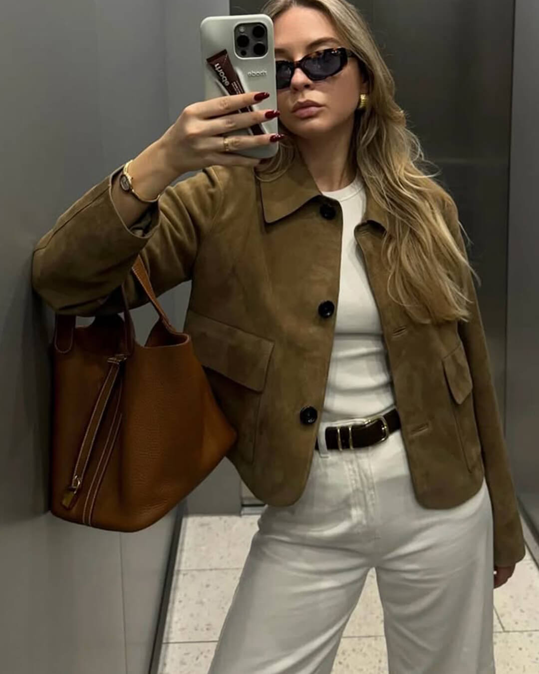 EB | Wildleder Blazerjacke