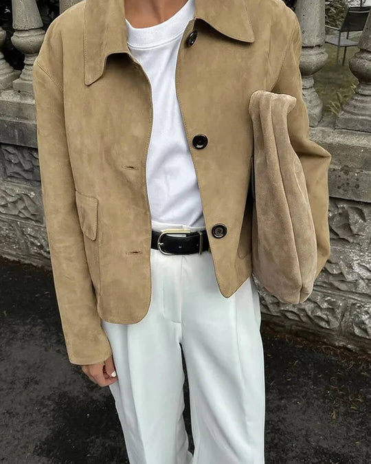 EB | Wildleder Blazerjacke