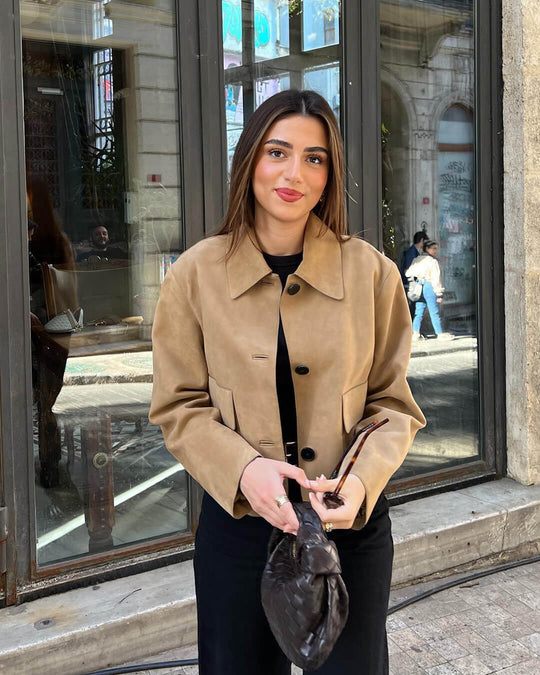 EB | Wildleder Blazerjacke