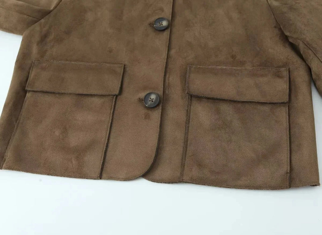 EB | Wildleder Blazerjacke