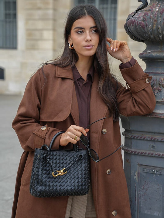 EB | Kunstleder Trenchcoat