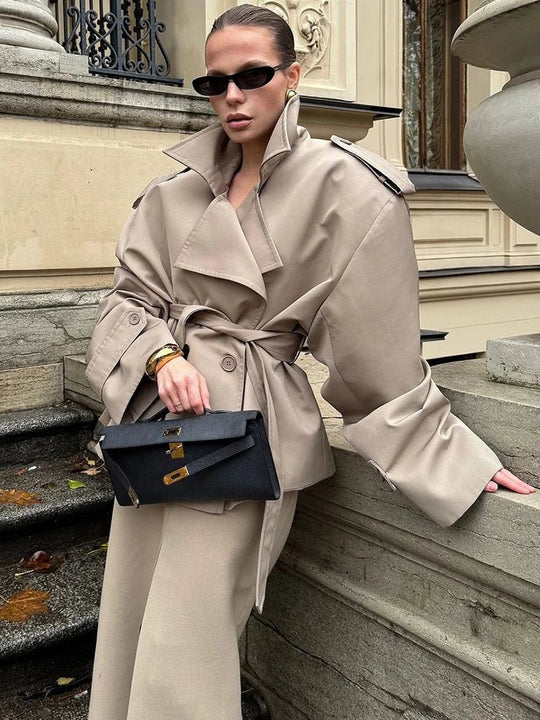 EB | Crop Trenchcoat