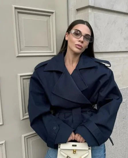 EB | Crop Trenchcoat