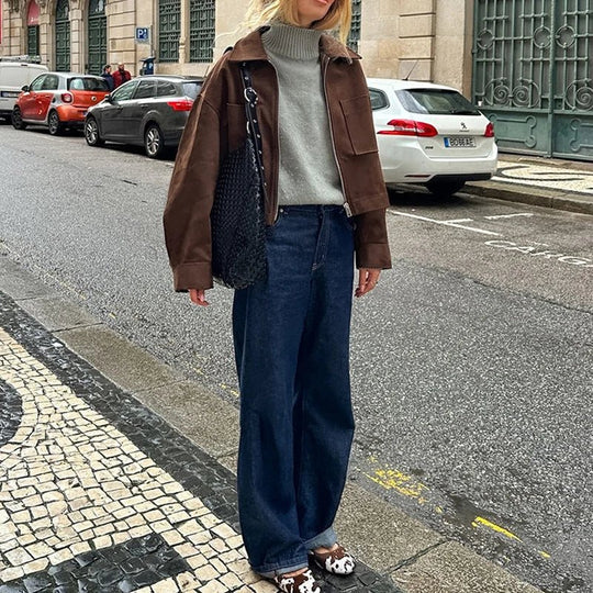 EB | Wildleder Bomberjacke