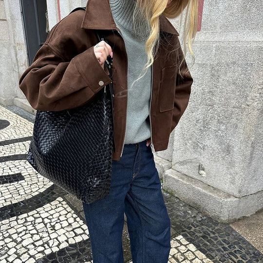 EB | Wildleder Bomberjacke
