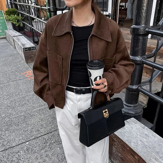 EB | Wildleder Bomberjacke