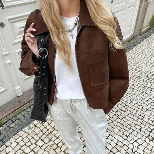 EB | Wildleder Bomberjacke