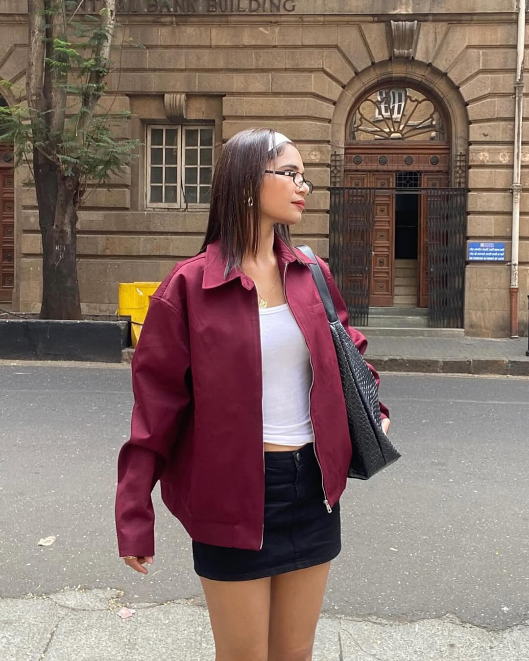 EB | Burgunder Bomberjacke