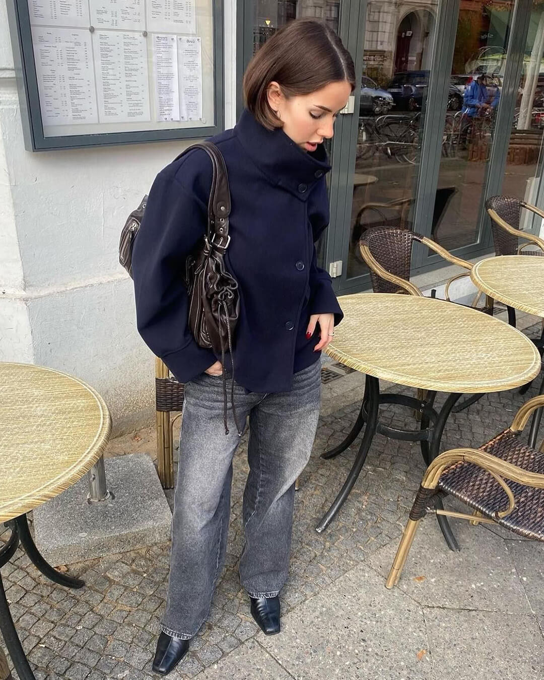 EB | Elegante Jacke mit Stehkragen