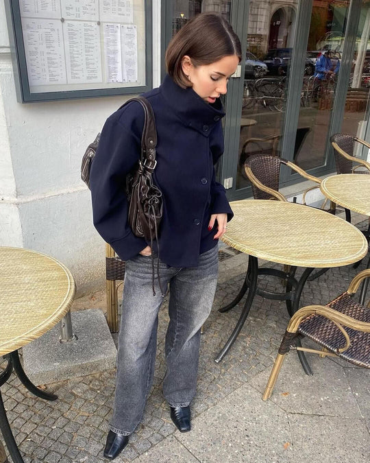 EB | Elegante Jacke mit Stehkragen