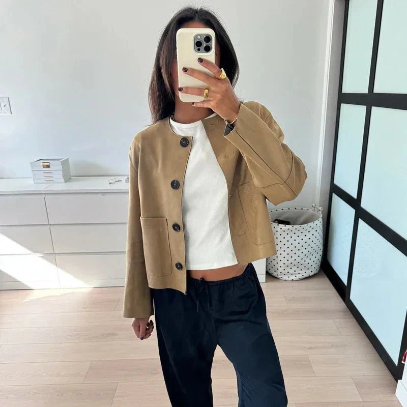 EB | Jacke Weiches Wildleder
