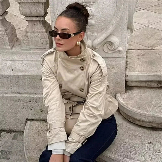 EB | Cropped Trenchcoat
