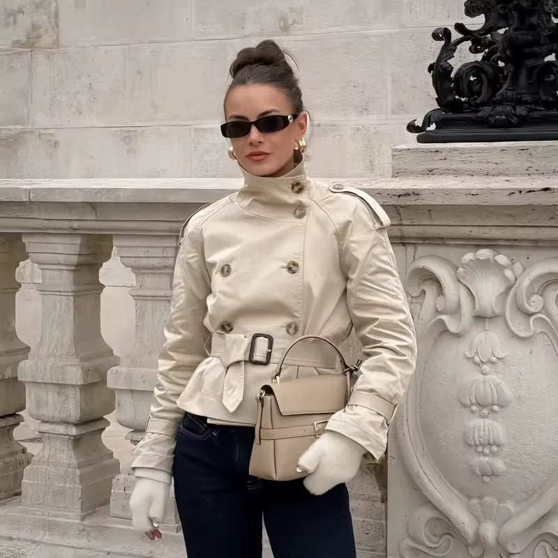 EB | Cropped Trenchcoat