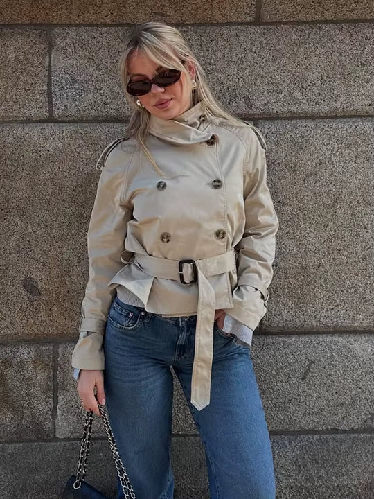 EB | Cropped Trenchcoat