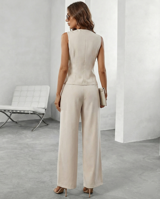 EB | Elegantes Jumpsuit Satz für Jeden Anlass Damen Anzug
